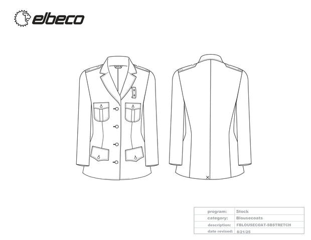 CX360™ Polyester Women's Single-Breasted Blousecoat