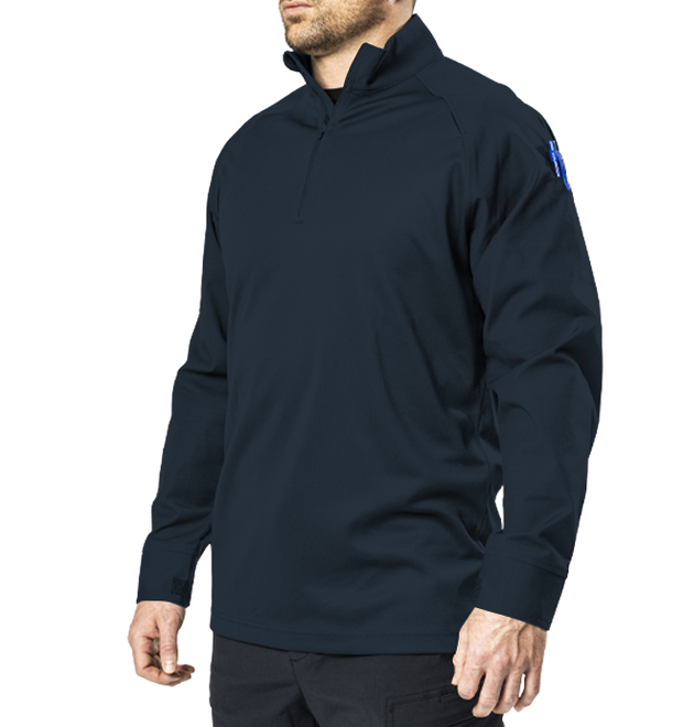 UFX™ Bold Long Sleeve Zip Mock Neck Patrol Shirt