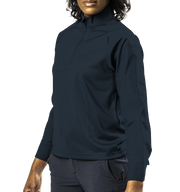 UFX™ Bold Long Sleeve Zip Mock Neck Patrol Shirt