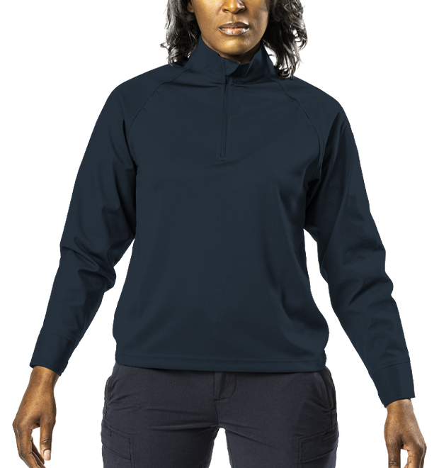UFX™ Bold Long Sleeve Zip Mock Neck Patrol Shirt
