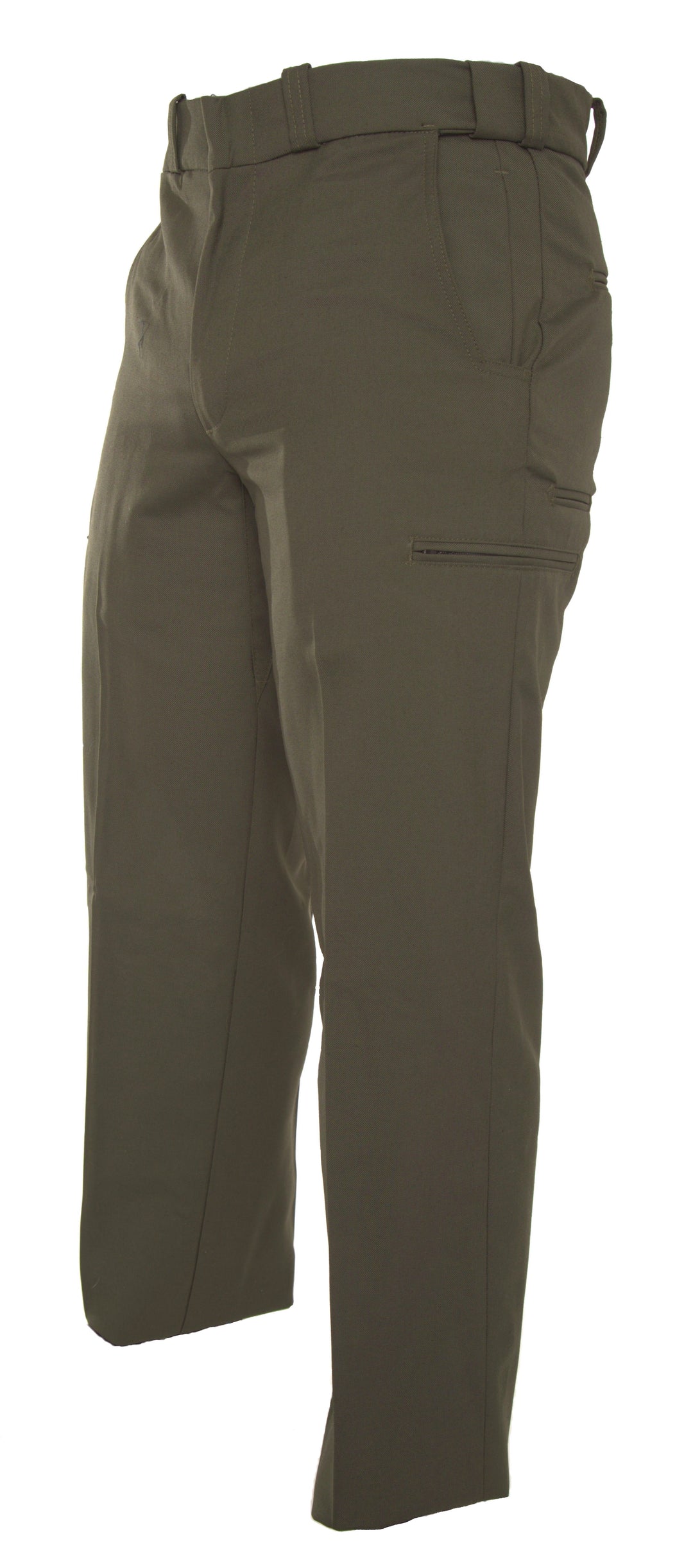 Prestige Wool-Blend OD Green Hidden Cargo Pants | Elbeco