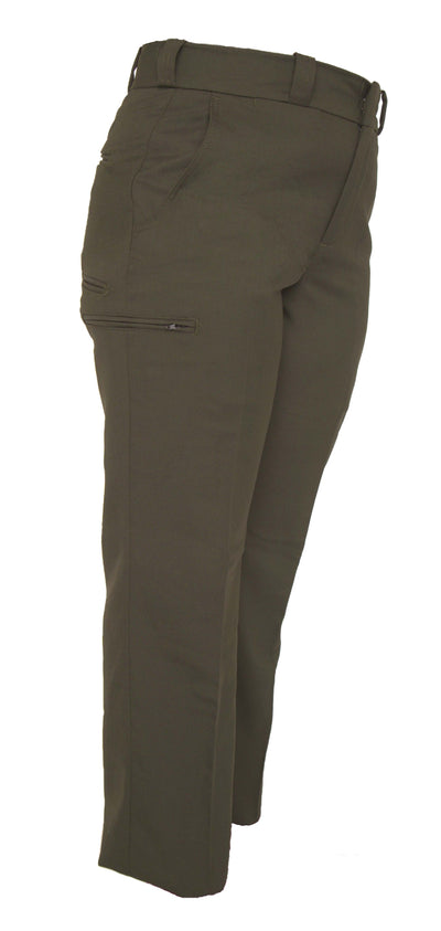 Prestige™ Wool-Blend OD Green Women's Hidden Cargo Pocket Pants
