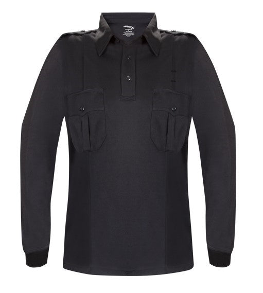 long sleeve uniform polo