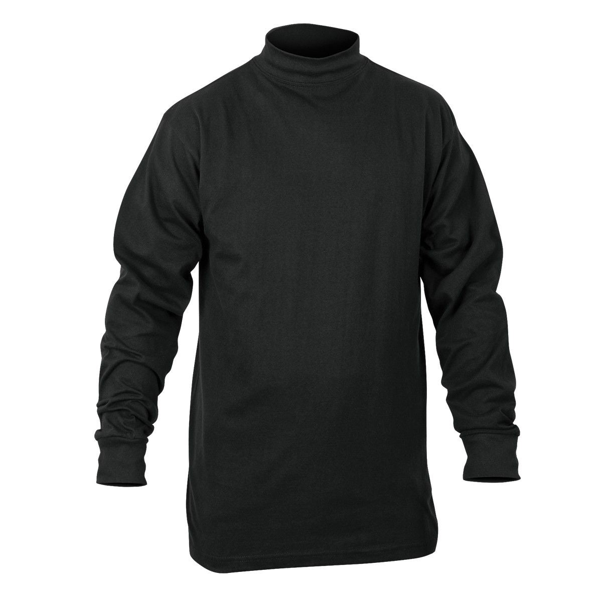 【brusco.k】U neck turtle smock ブルスコケイ Mock Turtleneck - 8110x - Blauer
